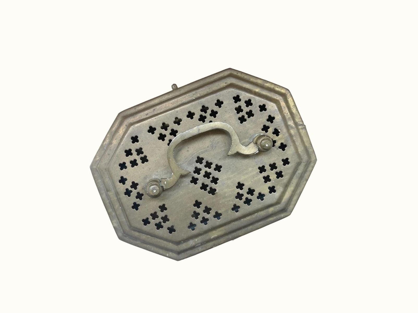 Vintage Brass Cricket Box Decor