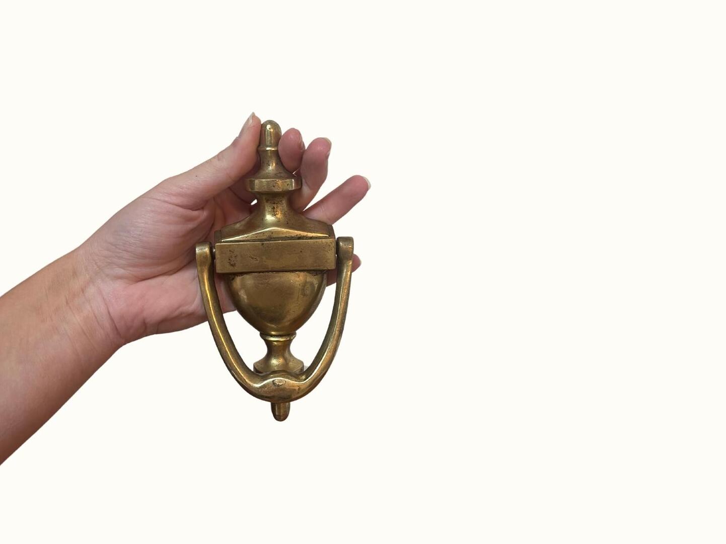 Vintage Brass Traditional Door Knocker