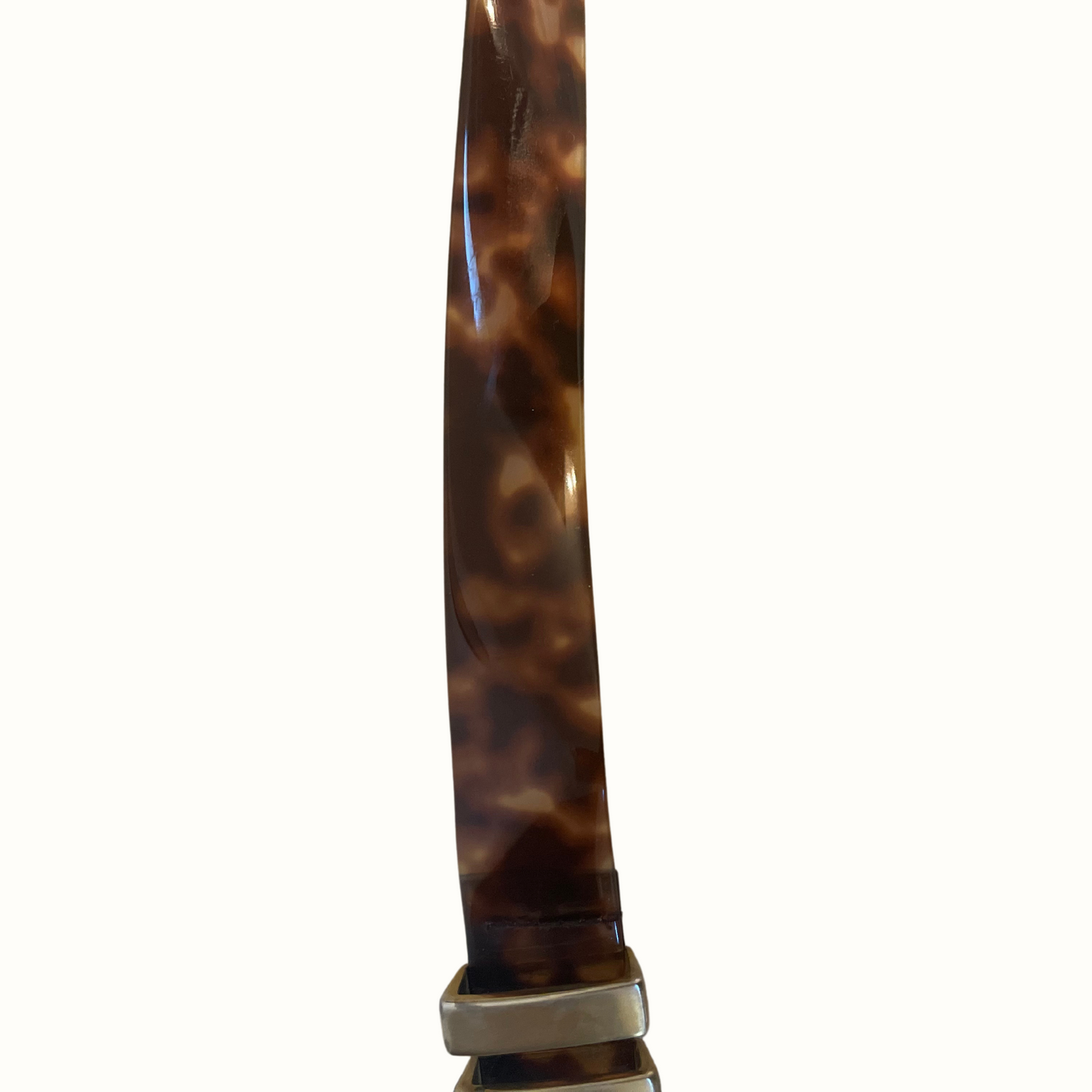 Vintage Tortoise Shell and Gold Metal Belt