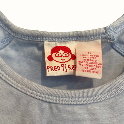 Vintage Baby Blue Tank Top- "Cuter Than The Cheerleaders"