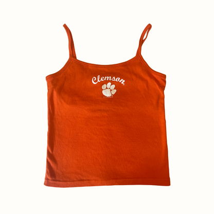 Vintage Orange Game Day Tank Top- Clemson Tigers