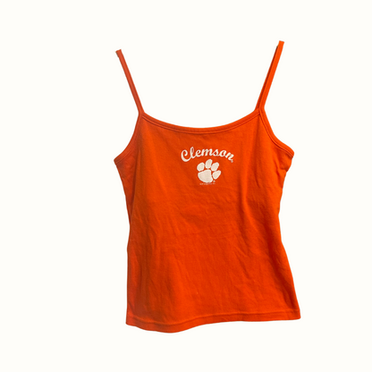 Vintage Orange Game Day Tank Top- Clemson Tigers