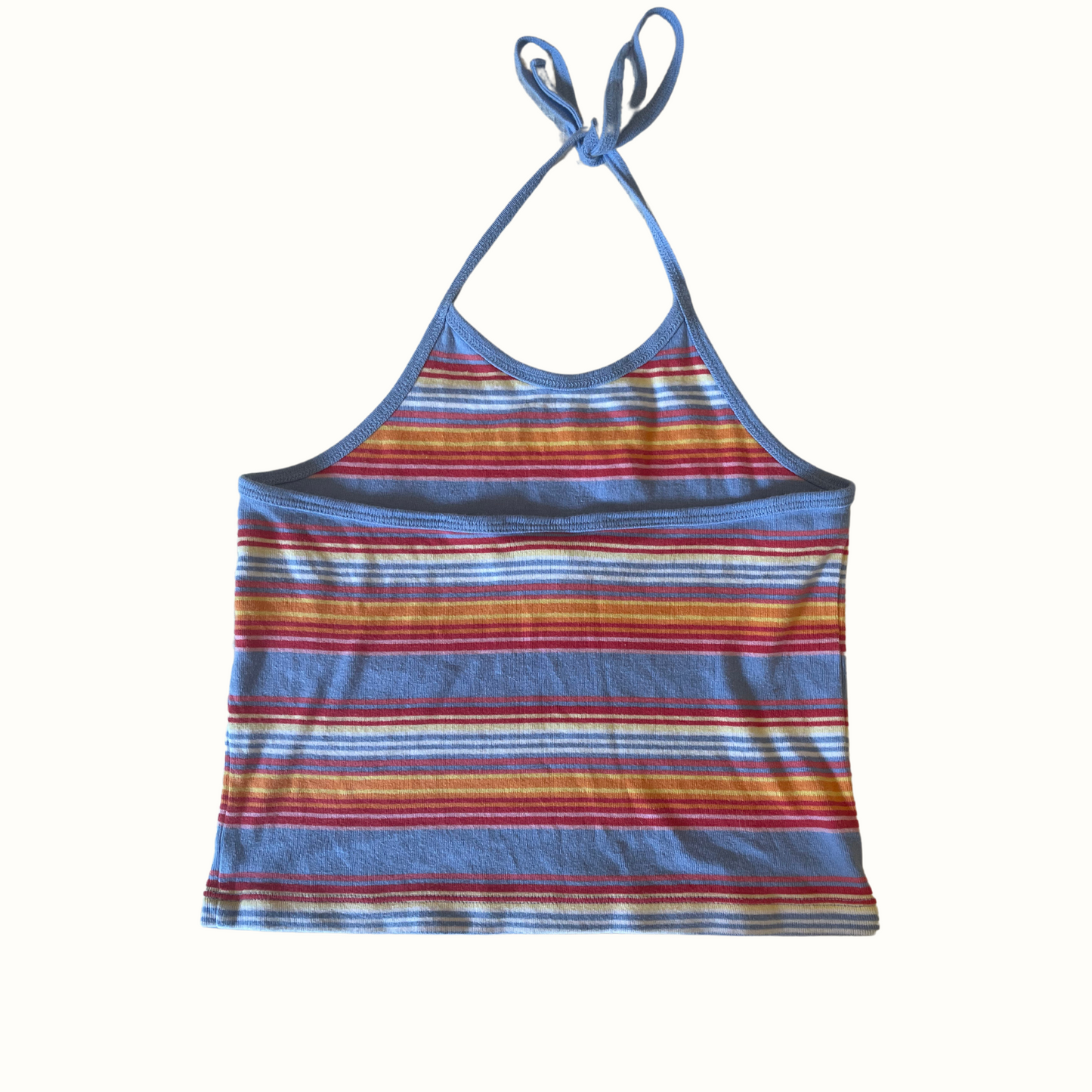 Vintage Colorful Striped Halter Tank Top- Old Navy