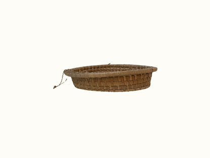 Vintage Open Coil Hand Woven Small Basket